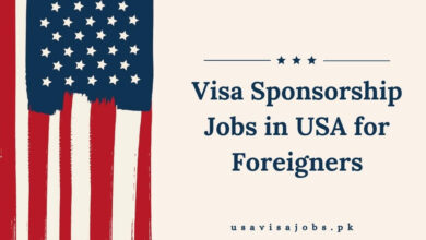 Visa Sponsorship Jobs in USA for Foreigners