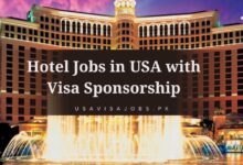 Hotel Jobs in USA with Visa Sponsorship