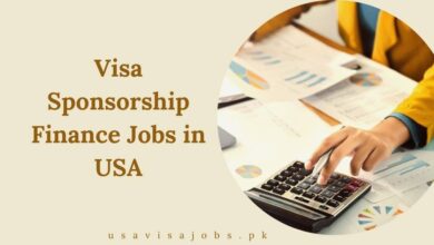 Visa Sponsorship Finance Jobs in USA