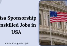 Visa Sponsorship Unskilled Jobs in USA