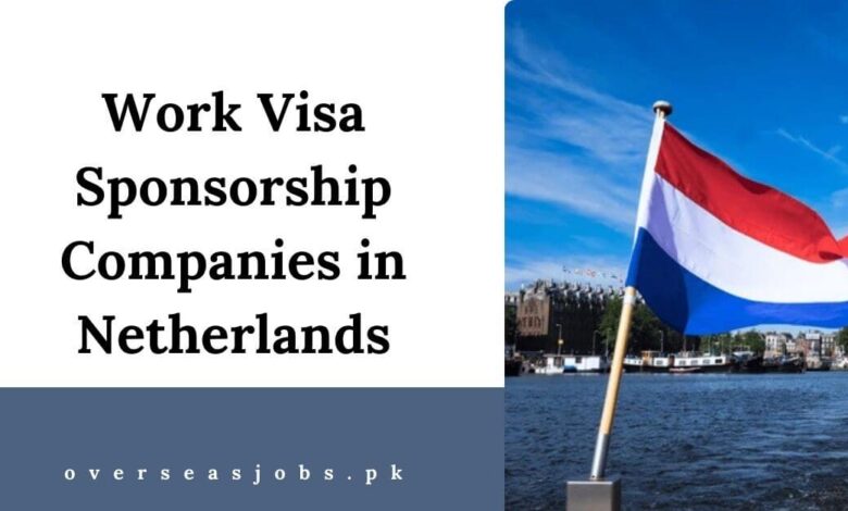 Work Visa Sponsorship Companies in Netherlands