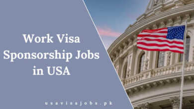 Work Visa Sponsorship Jobs in USA