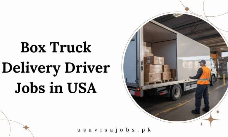 Box Truck Delivery Driver Jobs in USA