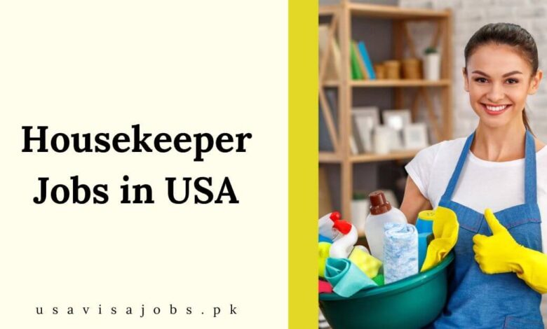 Housekeeper Jobs in USA