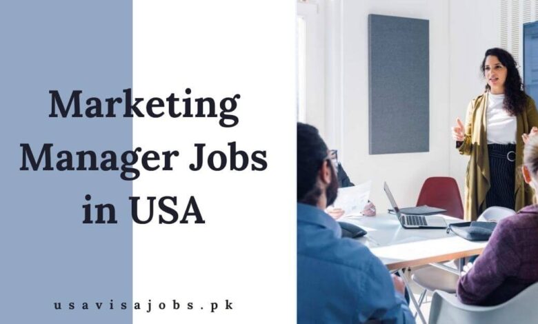 Marketing Manager Jobs in USA