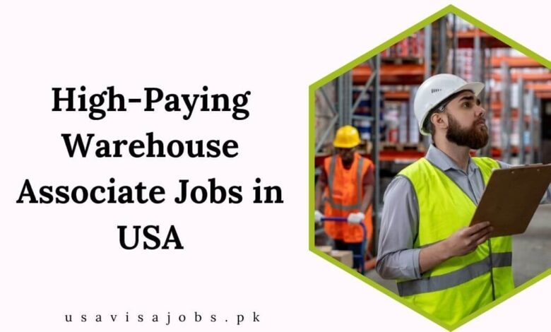 High-Paying Warehouse Associate Jobs in USA