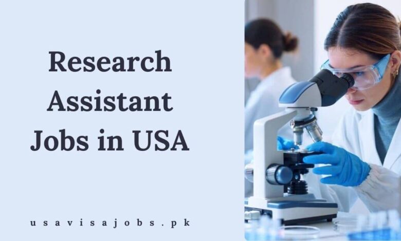 Research Assistant Jobs in USA