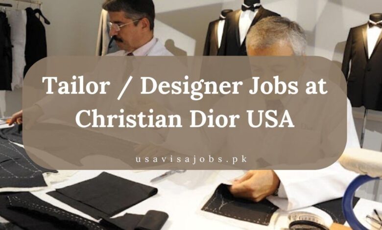 Tailor / Designer Jobs at Christian Dior USA