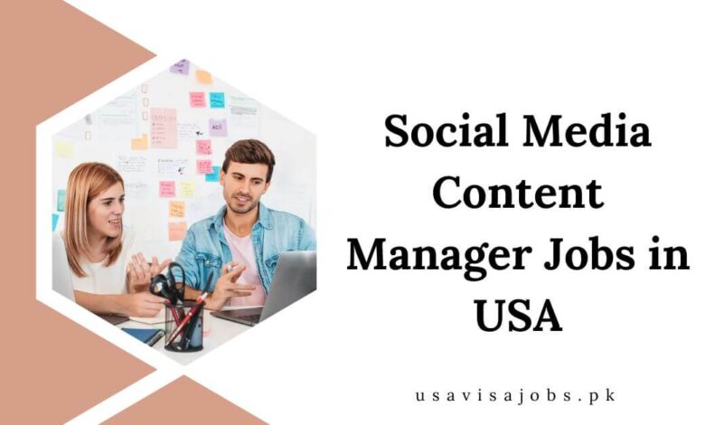 Social Media Content Manager Jobs in USA