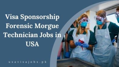 Visa Sponsorship Forensic Morgue Technician Jobs in USA