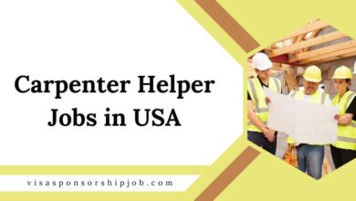 Carpenter Helper Jobs in USA