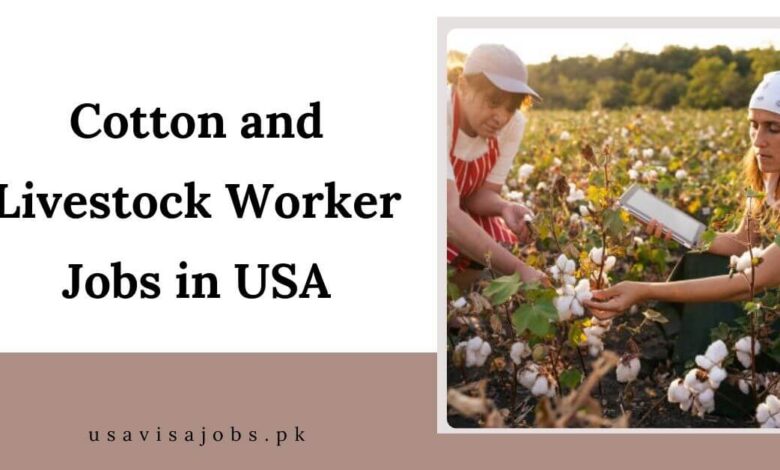 Cotton and Livestock Worker Jobs in USA