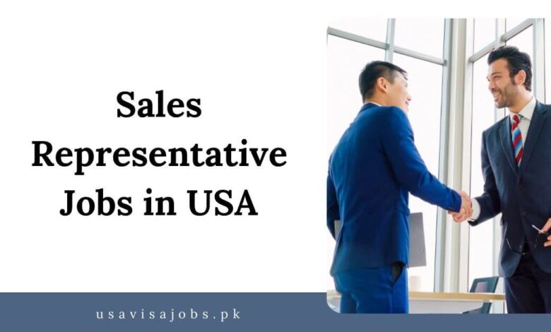 Sales Representative Jobs in USA