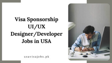 Visa Sponsorship UI/UX Designer/Developer Jobs in USA