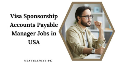 Visa Sponsorship Accounts Payable Manager Jobs in USA