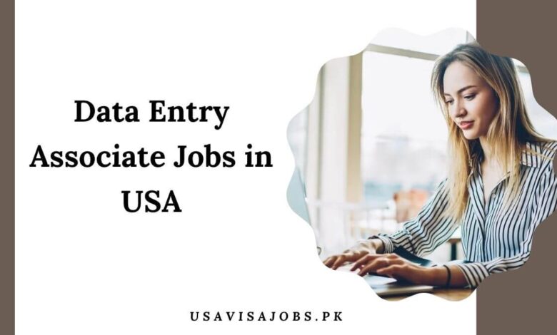 Data Entry Associate Jobs in USA