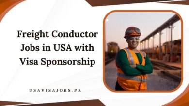 Freight Conductor Jobs in USA with Visa Sponsorship
