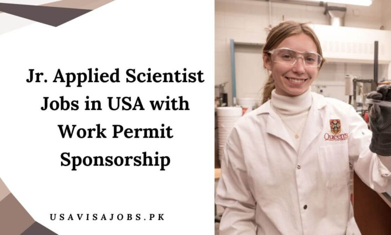 Jr. Applied Scientist Jobs in USA with Work Permit Sponsorship