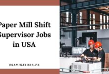 Paper Mill Shift Supervisor Jobs in USA