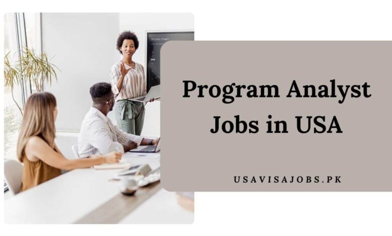 Program Analyst Jobs in USA