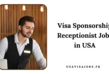 Visa Sponsorship Receptionist Jobs in USA